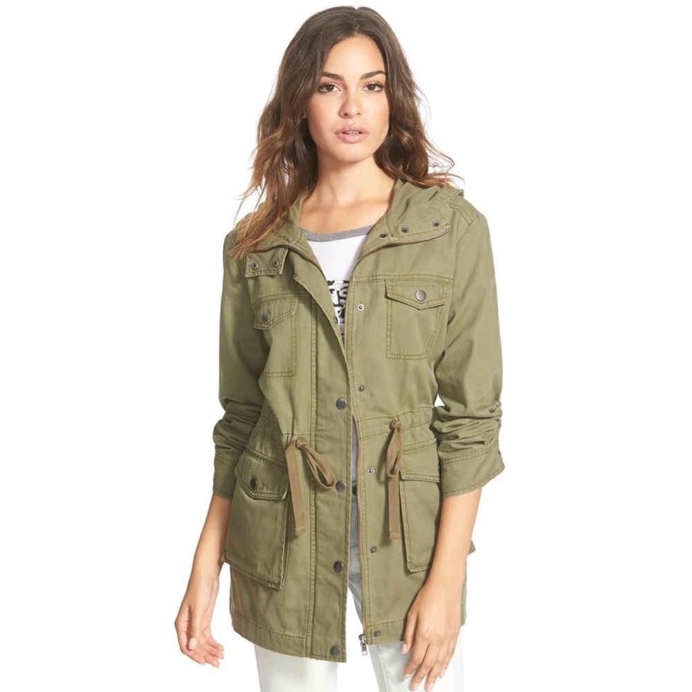 BP | Hooded Green Field Jacket